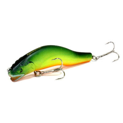 Воблер Little Jack Ayukawa Koh 80mm цв. #06 clear lime orange belly