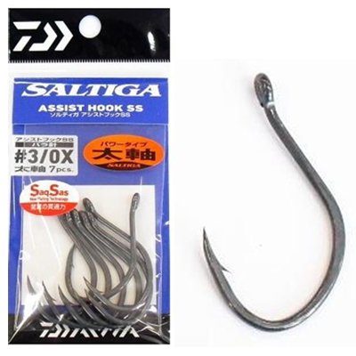 Крючки Ассисты Daiwa Saltiga Assist Hook SS 2/0X