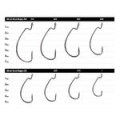 Крючки офсетные Yoshi Onyx Offset Hook Magna HD 4/0 (BN), Big Eye With Spring, с пружинкой (упак. 5шт.)