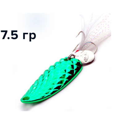 Блесна GT-BIO Pineappie Spoon 7.5гр, зеленый GT-32T