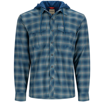 Рубашка Simms Coldweather Hoody, Neptune MC Plaid, XL