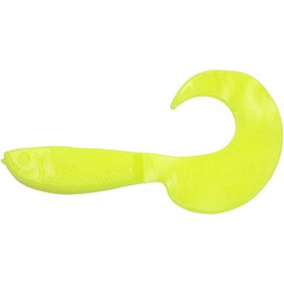 Силиконовая приманка Yaman Mermaid Tail 5" цвет #02 - Chartreuse (уп. 5 шт.)