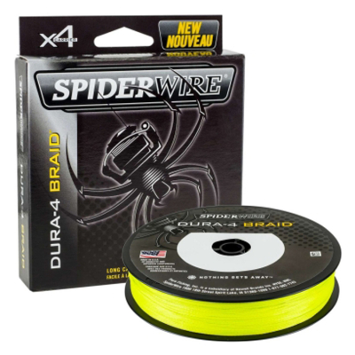 Леска плетеная Spiderwire Dura 4 Yellow 150m ESD4Y-DURA4 0.30mm/29.0kg-64Lb