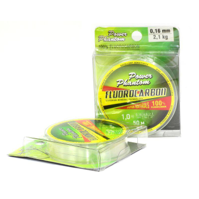 Леска Power Phantom Fluorocarbon 30м прозрачный 6.0,  0.4мм, 12.9 кг