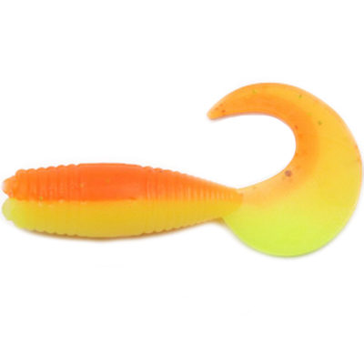 Силиконовая приманка Yaman Spry Tail 3" цвет #25 - Sunshine (уп. 8 шт.)