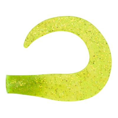 Хвост силиконовый Svartzonker McTail Glide Tail, 140 мм, 6,6 гр, цвет: Chartreuse, (уп./3шт.)