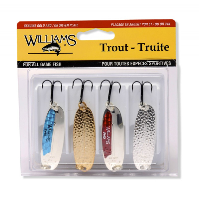Набор из 4-х блесен Williams 4WTK