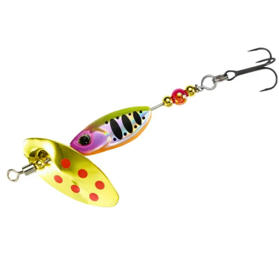 Блесна вращающаяся DUO Spearhead Ryuki Spinner 3.5g #ANA4076 Pink Clown Yamame