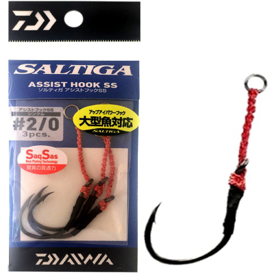 Крючки Ассисты Daiwa Saltiga Assist Hook SS Single 2/0X