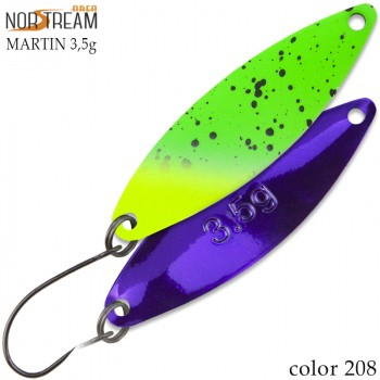 Блесна колеблющаяся Norstream Martin 3,5гр. цв. 208
