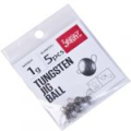 Груз-головки Lucky John Pro Series Tungsten Jig Ball вольфрамовые разборные 1г 5шт.