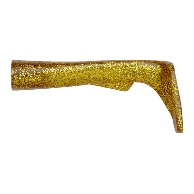 Хвост силиконовый Svartzonker Padle Tail, 110 мм, 25,5 гр, цвет: Gold Glitter, (уп./2шт.)