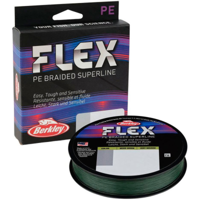 Плетеный шнур Berkley Flex Braid Moss Green 135m 0.35mm 23,1kg