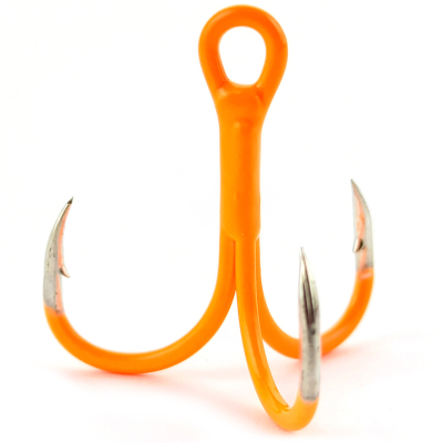 Крючок тройной Flagman Treble hook F41 Orange №8 5шт