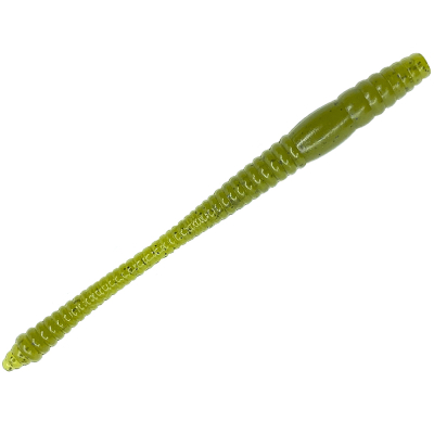 Силиконовая приманка МикроDжиг MicroWorm 2.5" 65мм цвет Бутылочное Стекло