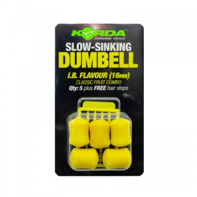 Имитационная приманка Korda Slow Sinking Dumbell IB 16мм KPB37 (фруктовый)