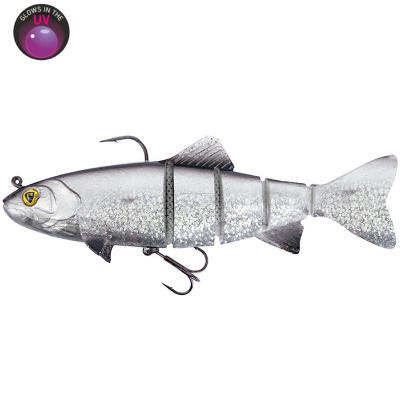 Мягкая приманка Fox Rage Realistic Replicant Trout Jointed 110g 7"/18cm цв. UV Silver Bleak (NRE029)