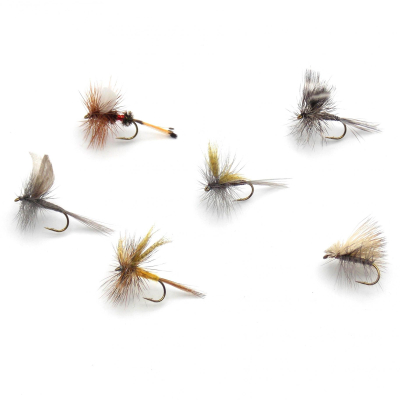 Набор сухих мушек PFG Classic Dry Fly №2 р. S, 6шт