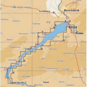 Карта C-MAP Lowrance RS-N241 "Новосибирское водохранилище"