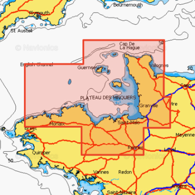 Карта Navionics Ile De Batz-Carentan 5G556S2