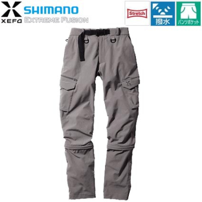 Брюки летние Shimano XEFO PA-241L Cargo Pants размер 3L серый металлик