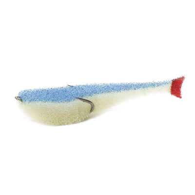 Поролоновая рыбка Lex Classic Fish CD UV 11 WBLB (белое тело/синяя спина/красный хвост)