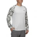 Термофутболка Simms SolarFlex LS Crewneck - Print, Hex Flo Camo Steel, XXL