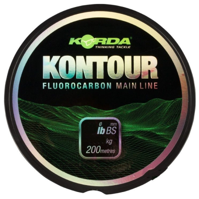 Леска тонущая Korda Kontour Fluorcarbon 200м 15lb KFLU02