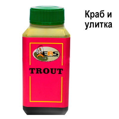 Аттрактант ERS Trout T4 CRAB & MUSSEL (КРАБ И УЛИТКА)