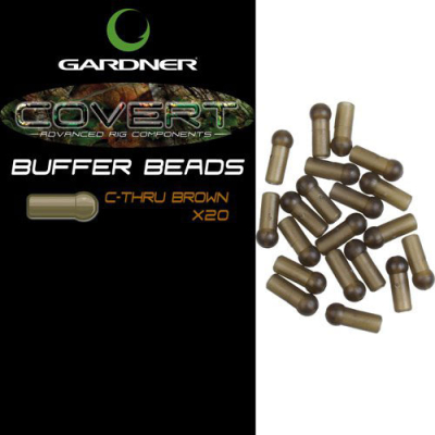 Отбойник короткий Gardner Covert Buffer Beads C-THRU BROWN (20шт) CBUFCB