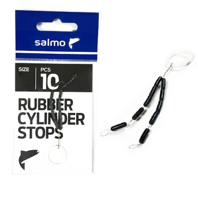 Стопоры резиновые Salmo Rubber Cylinder Stops р.003L 10шт.