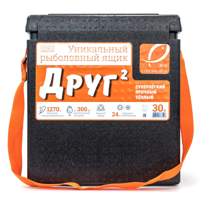 Рыболовный ящик Camping World Друг 2   30л цвет черный