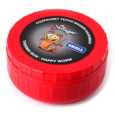 Термокоробка Stinger Happy Worm, 75мм, красная