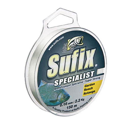 Леска Sufix Specialist Roach Clear 150m 0.12mm