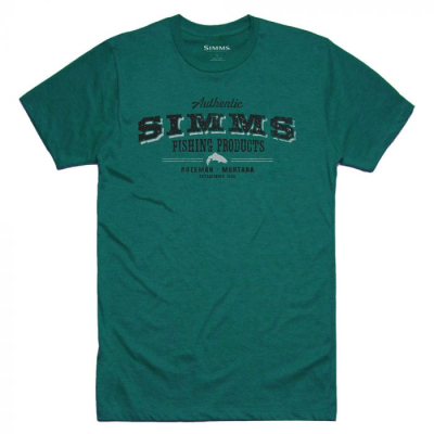 Футболка Simms Working Class T-Shirt, Dark Teal Heather, XL