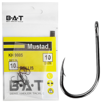 Крючки BAT Mustad КН 9005 (№ 16) уп.10