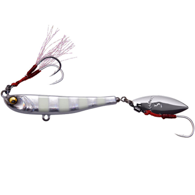 Тейл-спиннер Megabass Makippa 7гр. цв. Glow Zebra