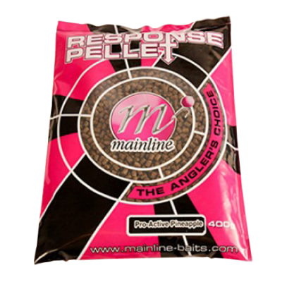 Пеллетс Mainline Response Carp Pellets 5мм 400гр Pro Active Pineapple M07006  (активный ананас)