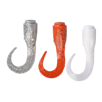 Приманки Savagear 3D LB Hard Eel Short Tails 25 3pcs Orange/Silver/ White 48562