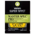 Леска флюорокарбоновая Varivas Super Tippet Master Spec Pro Fluorocarbon 50m 6.5X 2.9LB