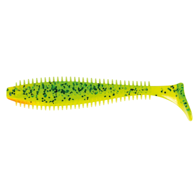 Силиконовая приманка Fox Rage Spikey Shad 9cm - Lemon Tiger NSL499
