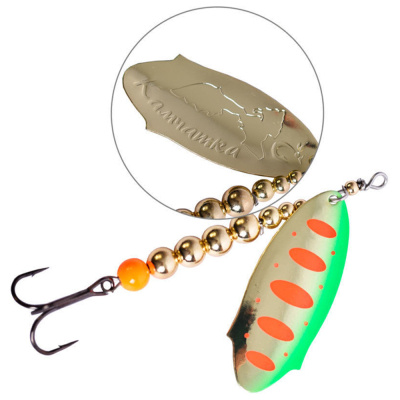 Блесна вращающаяся LureMax Kamchatka 23гр. цвет 023/гр.rOr