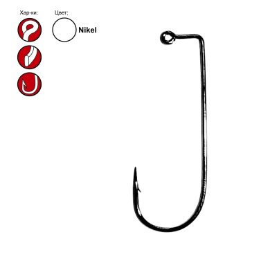 Крючок Gamakatsu Jig22 NKL №4/0 (10шт.)
