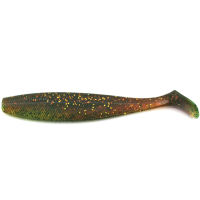 Силиконовая приманка Yaman Sharky Shad 4,5" цвет #20 - Kiwi Shad (уп. 5 шт.)