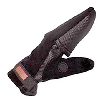 Перчатки-варежки Kosadaka Fire Wind (флис/неопрен) черн., р-р S TGN-S-B