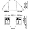 Палатка Canadian Camper Sana 4 Plus (цвет royal дуги 11/9,5 мм)