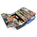 Ящик Nautilus 138 Tackle Box 6-tray Clear Blue-Blue