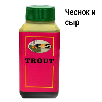 Аттрактант ERS Trout T10 CHEESE & GARLIC (СЫР И ЧЕСНОК)
