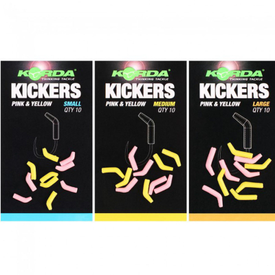 Коннектор для крючка Korda Yellow/Pink Small KICK07