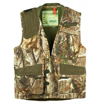 Жилет охотничий Graff лес под замшу (Bratex 8000) 449-B-L/XXXL